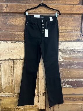 Judy Blue High Rise Bootcut Jeans | Raw Hem Stretch Denim | Size 7 | NWT